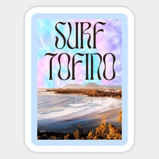 tofino retro design Sticker